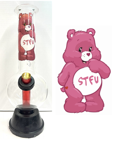 STFU PINK CARE BEAR MEDIUM