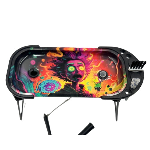 NEW RICK AND MORTY CONSOLE ROLLING TRAY