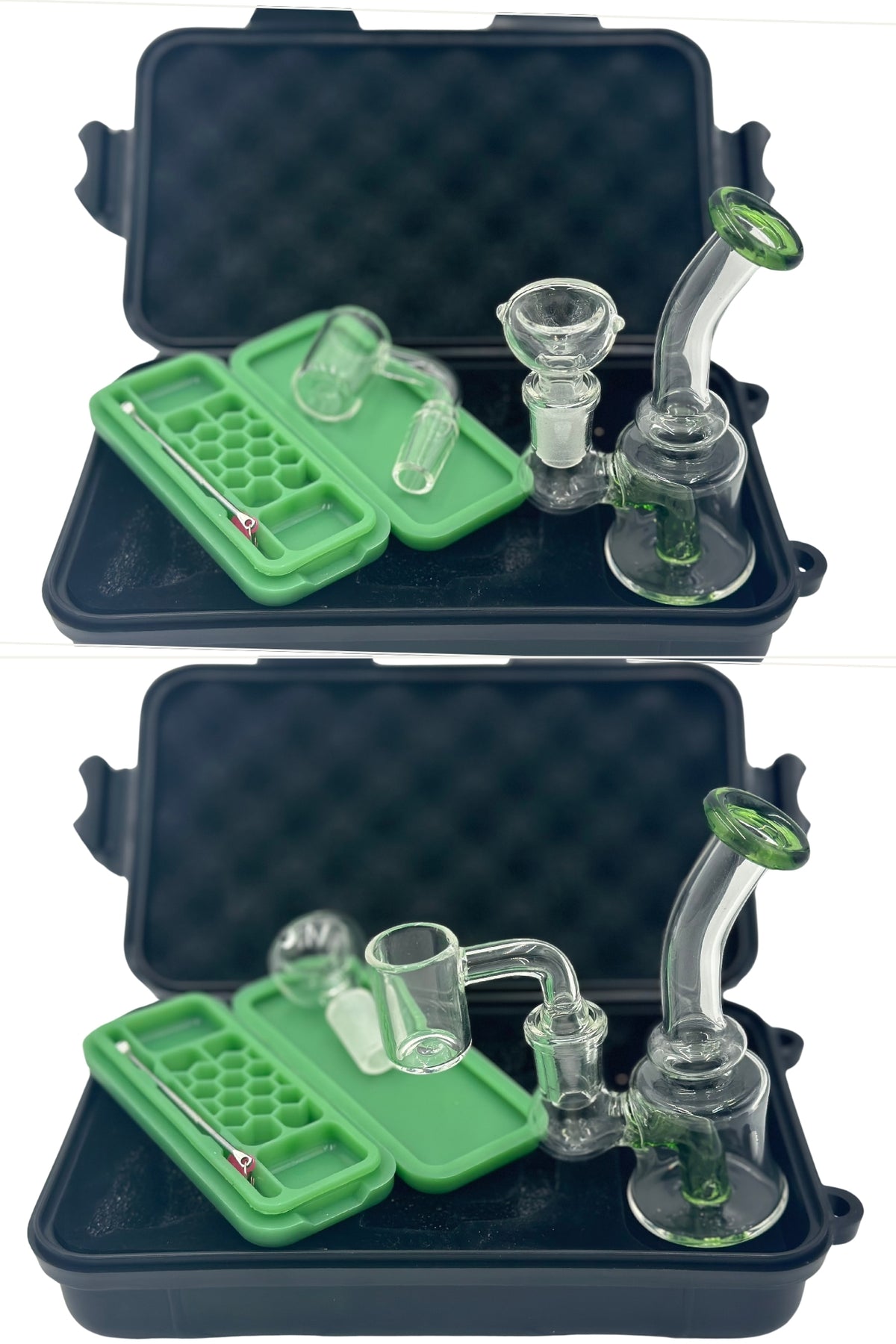 OUR MINI BEAKER/DABRIG SET + HARD CASE