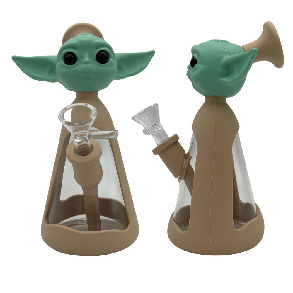 BABY YODA BEAKER GREEN/GREY