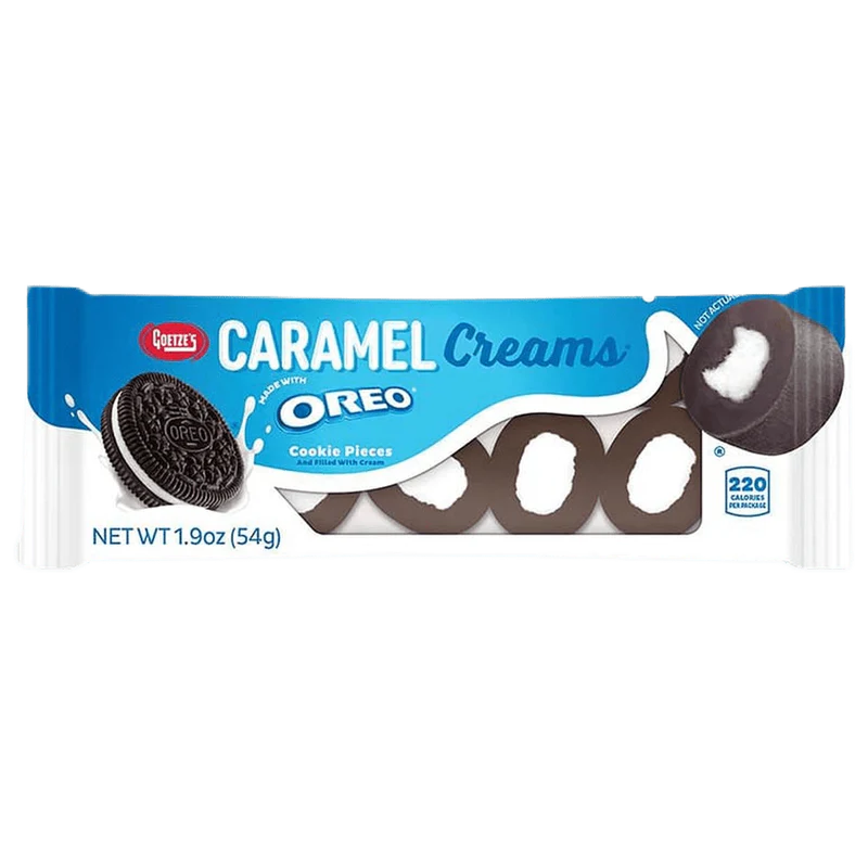 GOETZE&#39;S CARAMEL CREAMS WITH OREO 54G