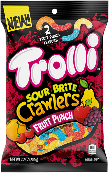 TROLLI - SOUR BRITE CRAWLERS FRUIT PUNCH