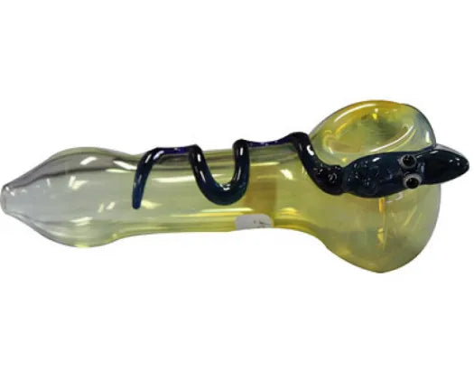 SNAKE GLASS TOBACCO PIPE