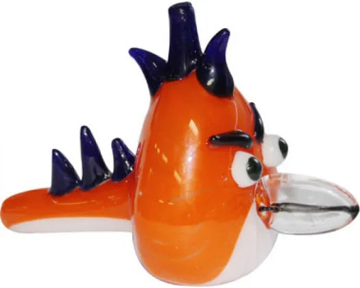 ANGRY BIRD GLASS TOBACCO PIPE