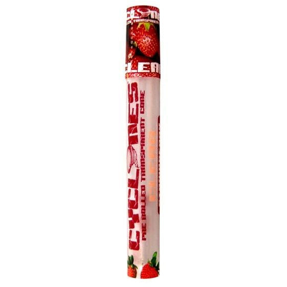 CYCLONES CLEAR STRAWBERRY PRE-ROLLED PAPER | High Delights | Bongs, Grinders, Paper, Wraps &amp; Accessories