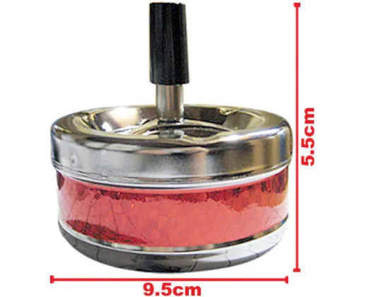 SMALL METAL SPINNING ASHTRAY