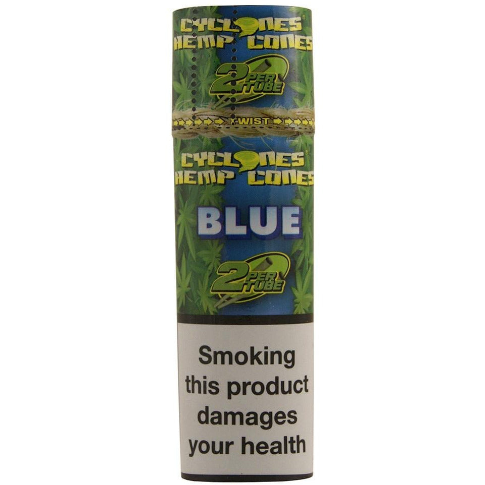 CYCLONES BLUE TWIN HEMP BLUNT PACK | High Delights | Bongs, Grinders, Paper, Wraps &amp; Accessories