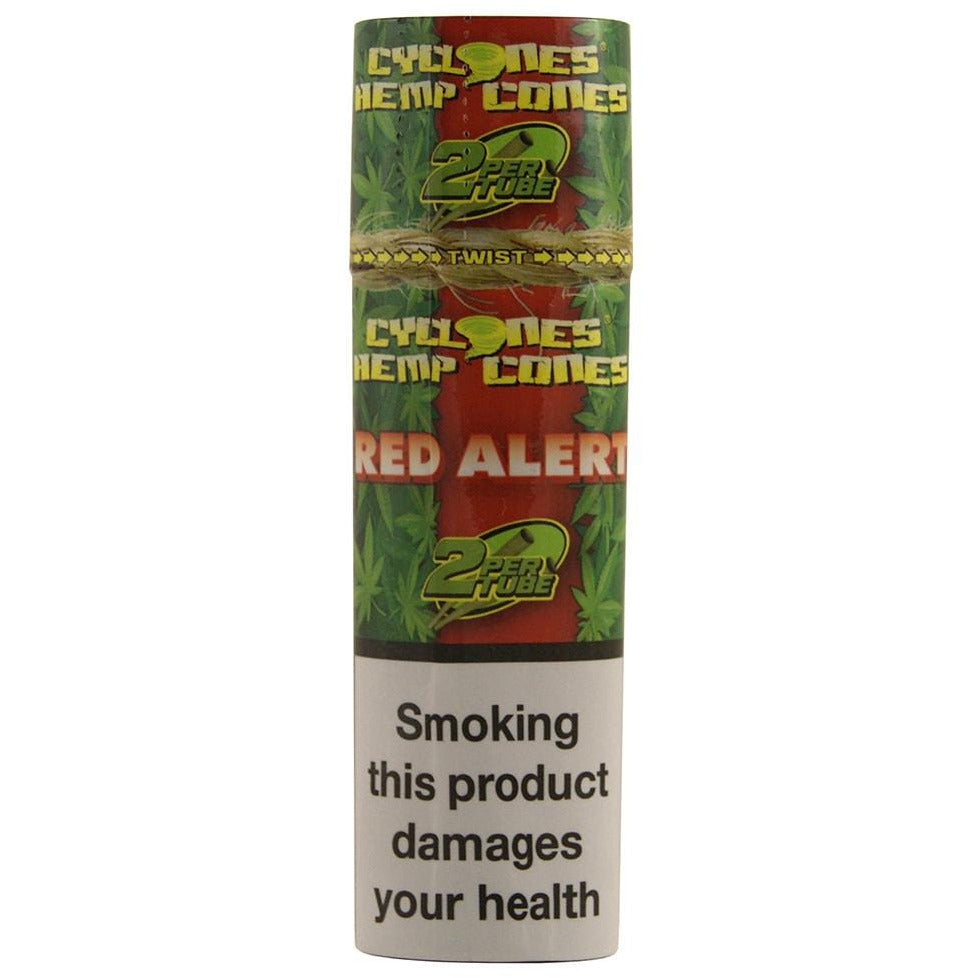 CYCLONES RED ALERT TWIN HEMP BLUNT PACK | High Delights | Bongs, Grinders, Paper, Wraps &amp; Accessories