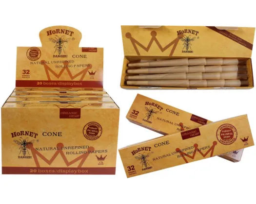 HORNET KING SIZE PRE ROLLED CONES 32 PACK