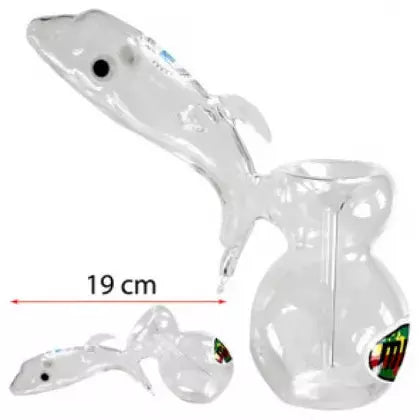 GLASS DOLPHIN PIPE