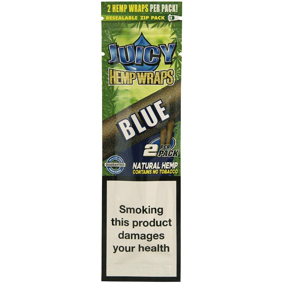 JUICY JAYS BLUE HEMP BLUNT WRAPS | High Delights | Bongs, Grinders, Paper, Wraps &amp; Accessories