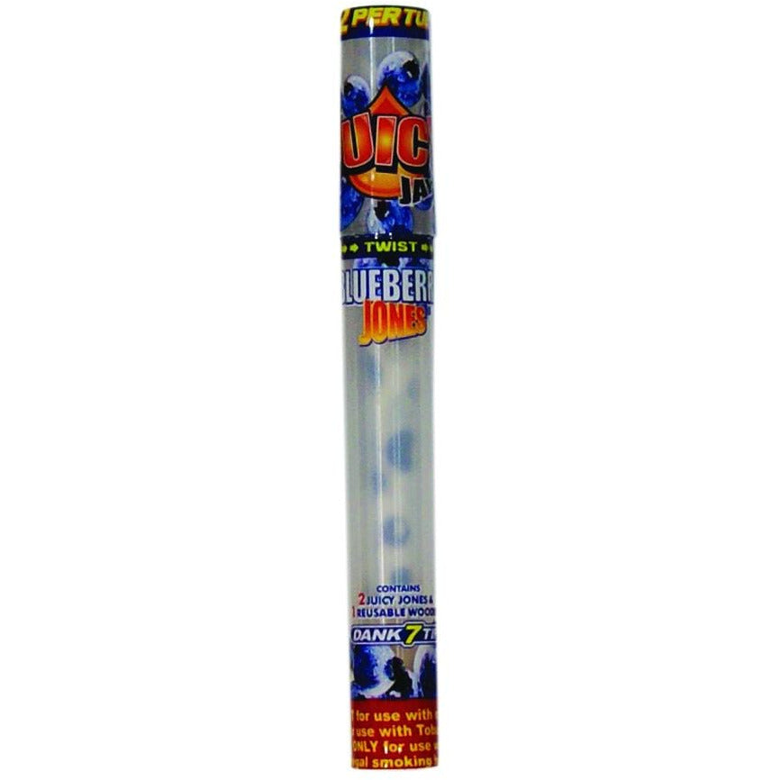 JUICY JAY&#39;S BLUEBERRY FLAVOURED PRE-ROLLED CONES TWIN PACK | High Delights | Bongs, Grinders, Paper, Wraps &amp; Accessories