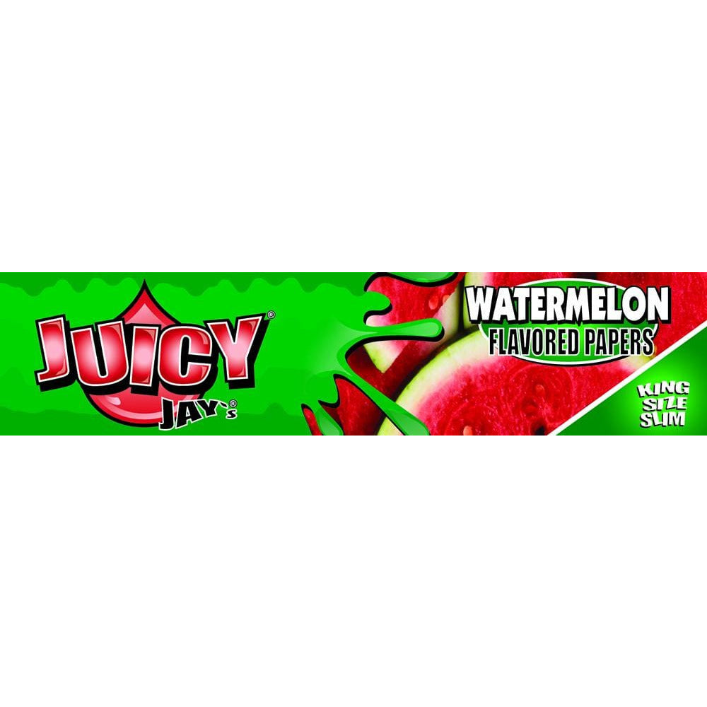 JUICY JAYS KING SIZE SLIM WATERMELON ROLLING PAPERS | High Delights | Bongs, Grinders, Paper, Wraps &amp; Accessories