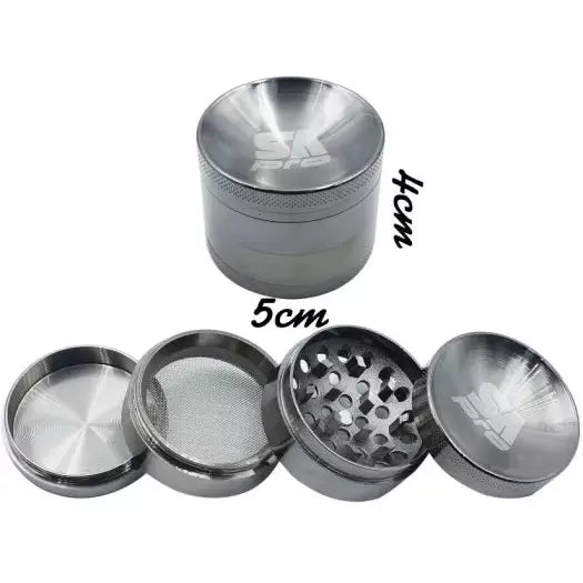 STONE AGE SILVER 4 PIECE 50MM METAL GRINDER