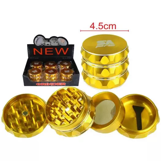 STONE AGE PRO GOLD 4 PIECE 45MM METAL GRINDER