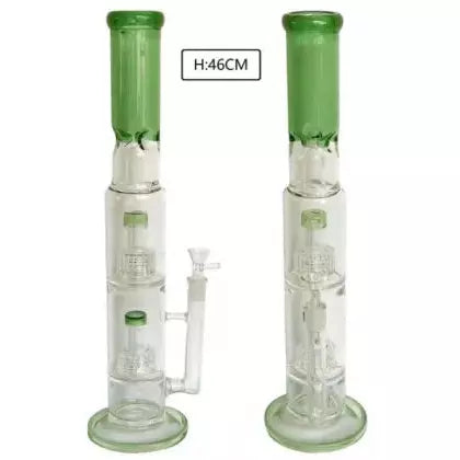 TOPZ XL GREEN DOUBLE DIFFUSER &amp; PERC