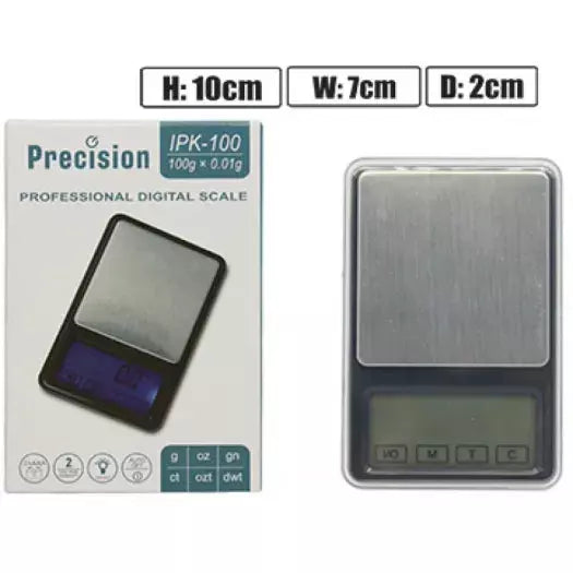 PRECISON IPK-100 DIGITAL SCALES 100G X 0.01G