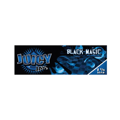 JUICY JAYS 1 1/4 BLACK MAGIC ROLLING PAPERS | High Delights | Bongs, Grinders, Paper, Wraps & Accessories